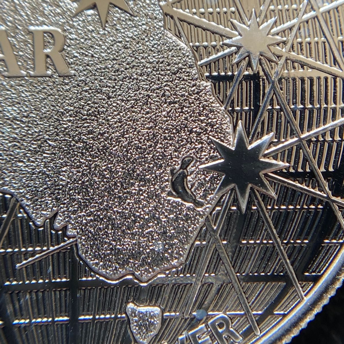 サザンクロス銀貨　⑲　南十字星　2021年　1オンス　オーストラリア　シルバー