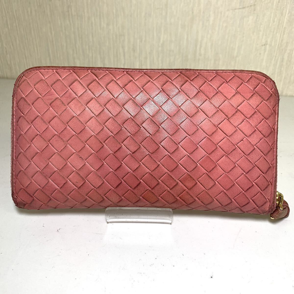 BOTTEGA VENETA ボッテガヴェネタ イントレチャート ラウンドファスナー 長財布 ゴールド金具 レザー 本革 高級 ブランド おすすめ 大人気