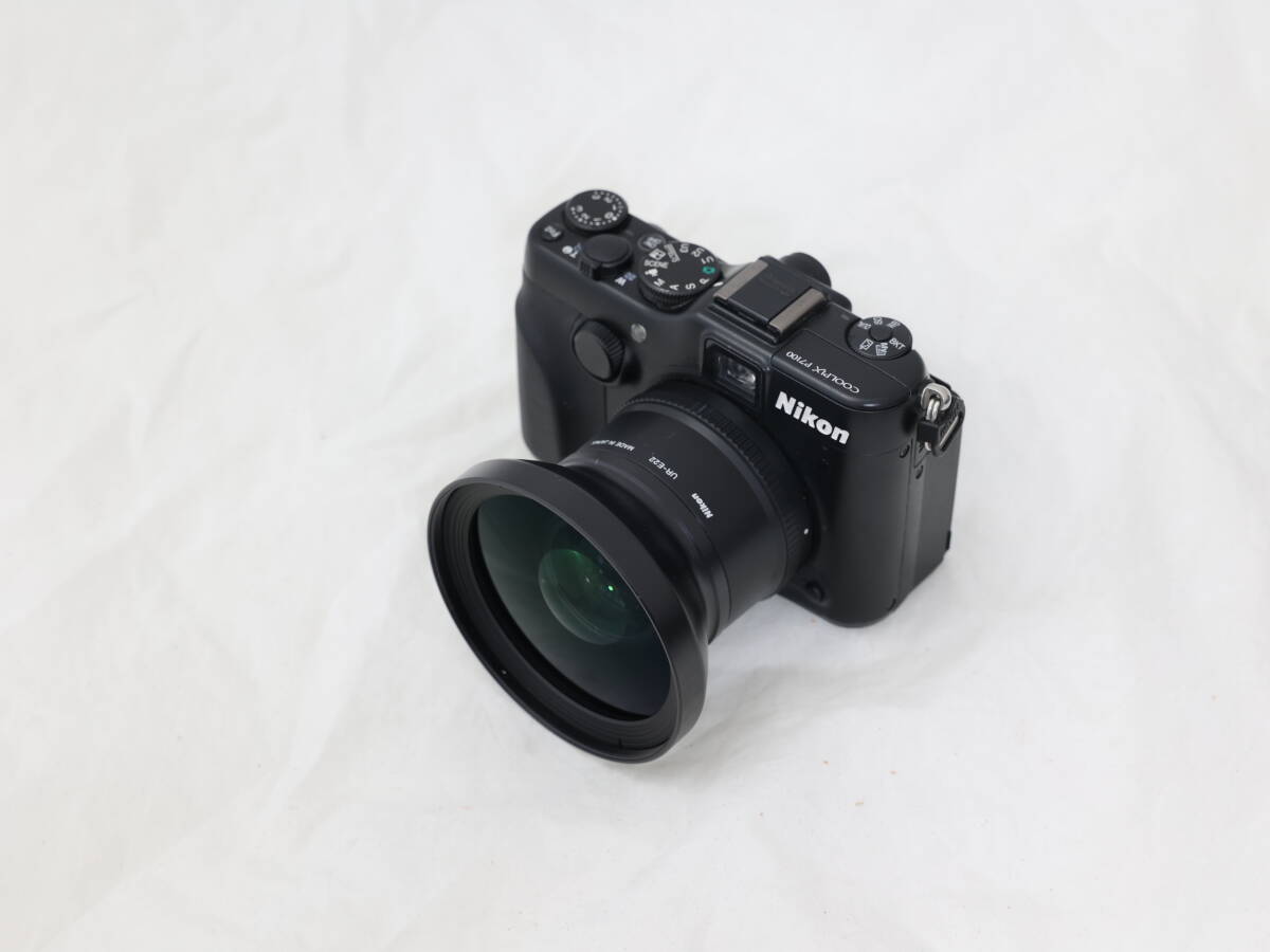 Nikon COOLPIX P7100 21-200 mm 純正ワイコンセット 1/1 7型原色 Nikon COOLPIX P7100 21-200 mm 純正ワイコンセット 1/1 7型原色