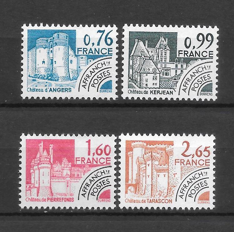 フランス1980年★プリキャンセル切手 ★歴史的記念建造物 2次の画像1