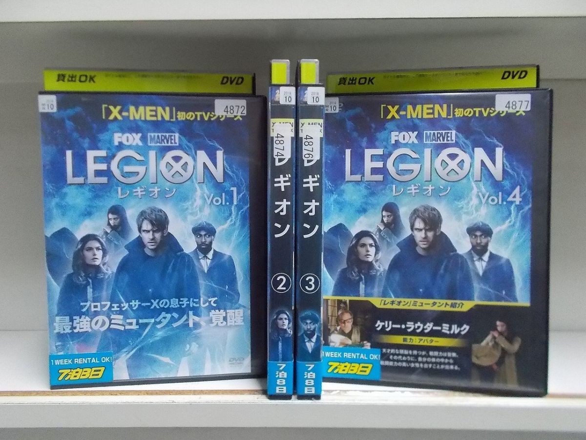 DVD LEGION レギオン 全4巻 レンタル落ち ケース無し発送 Z3T4155_画像1