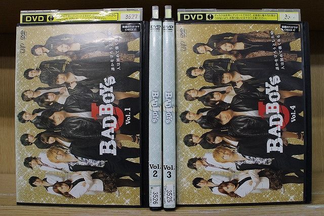 DVD BAD BOYS J 全4巻 中島健人 ※ケース無し発送 レンタル落ち ZN209_画像1