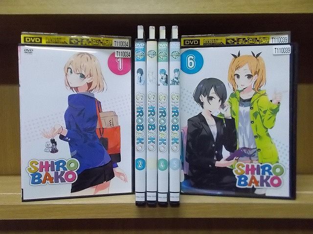 DVD SHIROBAKO 1〜6巻セット(未完) ※ケース無し発送 レンタル落ち ZI6708_画像1