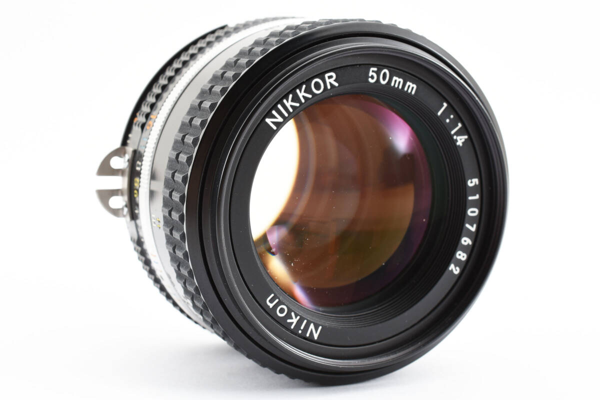 Nikon Ai-S NIKKOR 50mm F1.4 Nikon AIS Nikkor MF lens single burnt point F mount lens 
