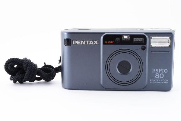 PENTAX ESPIO80 ペンタックスエスピオ ZOOM f=35mm-80mm コンパクトフィルムカメラ 動作確認済み　C1104_画像1