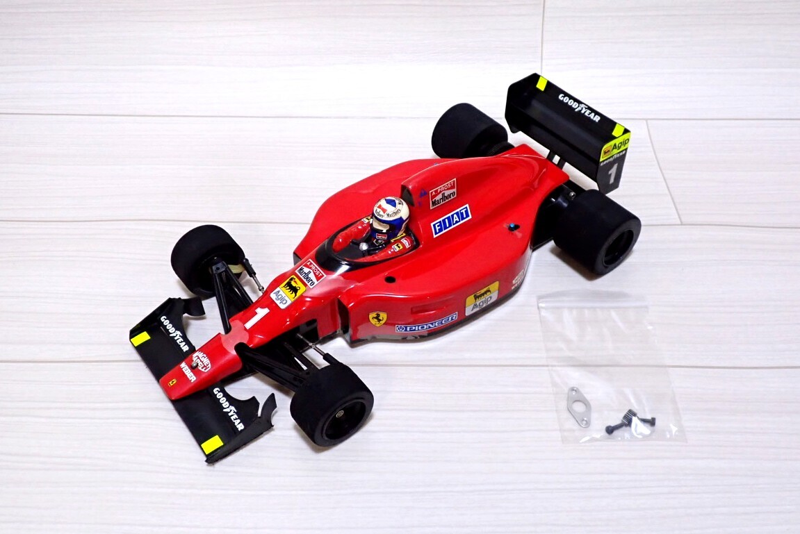 1/10 タミヤ フェラーリ Ferrari F189 F103 シャーシ オプションパーツ付の画像1