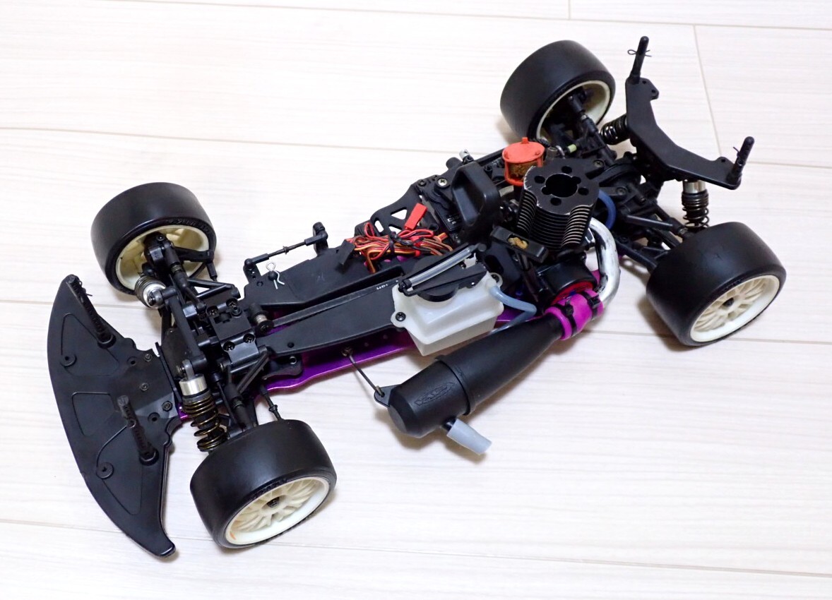 HPI 1/8 SUPER NITRO RS4 CORVETTE ボディ付 GPエンジンツーリング_画像7