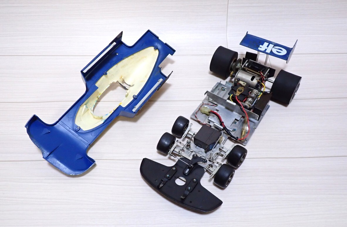 1/10 旧車 当時物 ビンテージ タミヤ F1 タイレル Tyrrell P34 SIX WHEELER セットの画像6