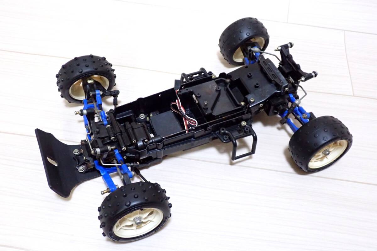 1/10 タミヤ 旧車 当時物 スコーチャー 4WD 系 シャーシの画像3