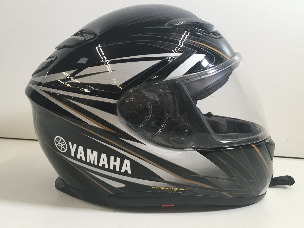 SHOEI ショウエイ × YAMAHA ヤマハ XR-1100 フルフェイス バイク ヘルメット 2013年製 サイズ XL ジャンクの画像3