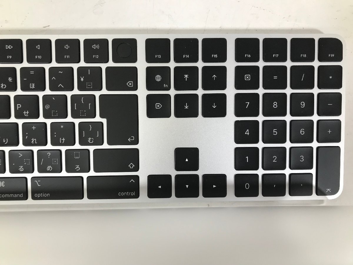 Apple アップル Magic keyboard with Touch ID マジックキーボード MMMR3J/A Keypad-Black キーボード PC周辺機器 ユーズド_画像7