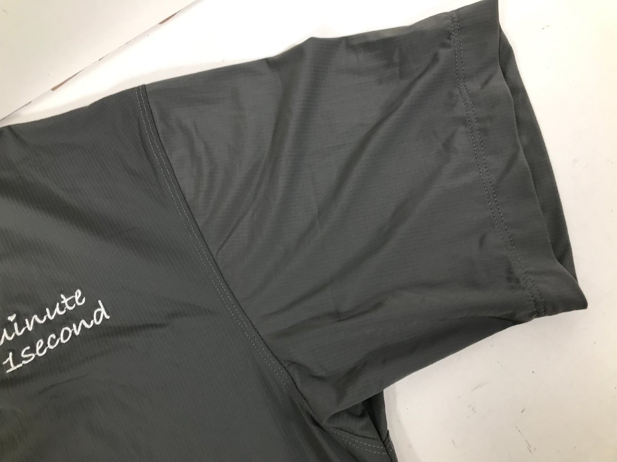 1minute 1second ワンミニットワンセカンド 1M23S310 グレー サイズ L Tシャツ タグ付き メンズ 半袖 シャツ 未使用品の画像6