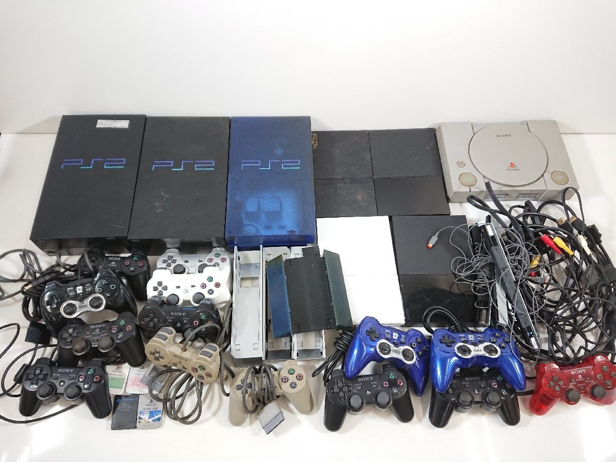 SONY PS2 PlayStation2 プレステ2 PS SCPH-90000 SCPH-37000 SCPH-30000 SCPH-15000 本体 コントローラ― 他 大量 まとめ ジャンクの画像1