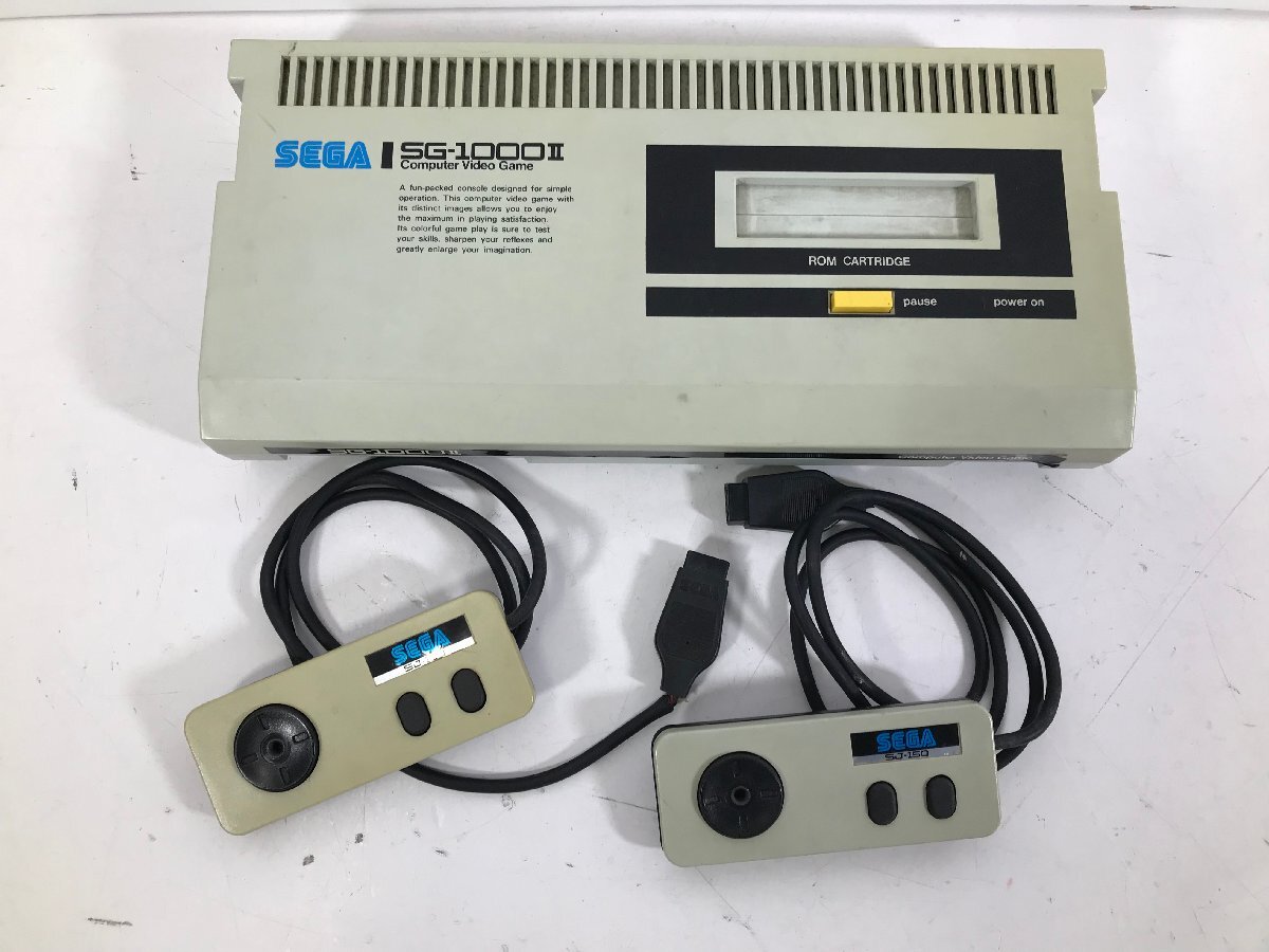 SEGA セガ Computer Video Game コンピュータービデオゲーム SG-1000Ⅱ 本体 ジョイパッド まとめ ジャンクの画像1