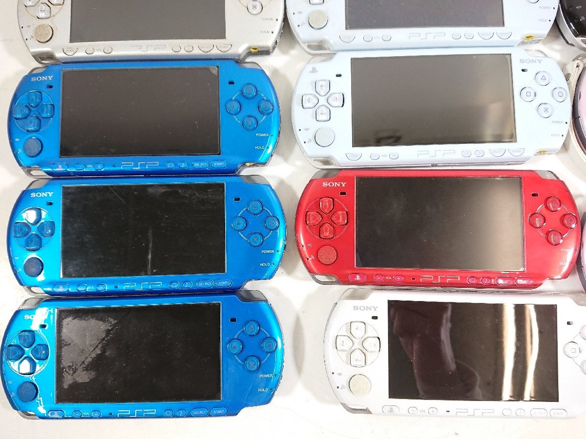 SONY ソニー PSP プレイステーションポータブル PSP1000 PSP2000 PSP3000 ブルー ブラック レッド バッテリーパック まとめ ジャンクの画像9