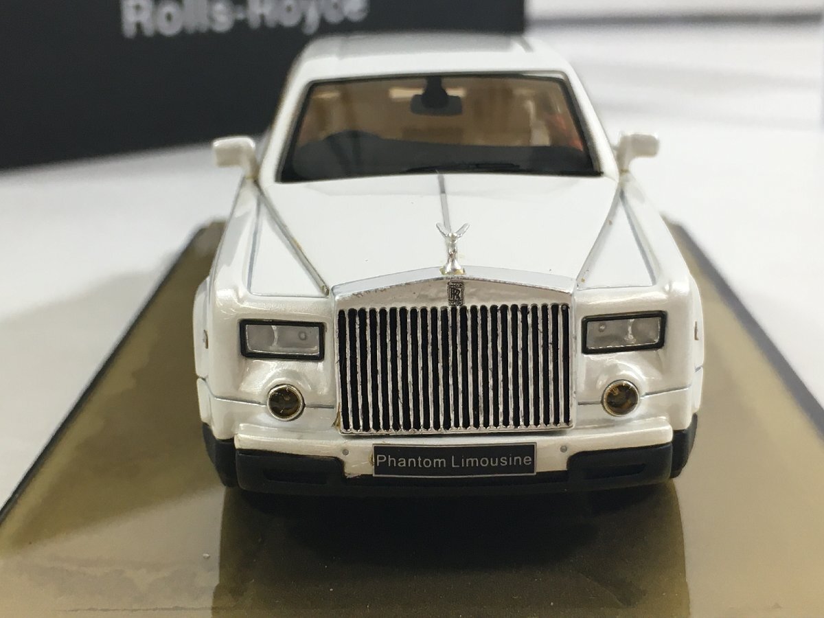 Rolls-Royce ロールス・ロイス 1/43 ファントム リムジン ホワイト 2003 ユーズド_画像2