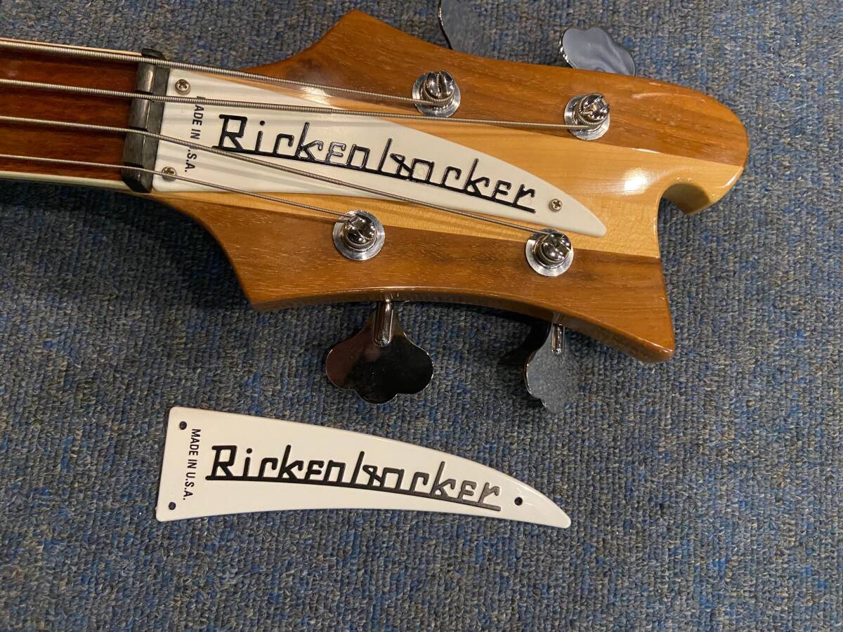 Rickenbackerリッケンバッカー文字ネームプレートの画像4