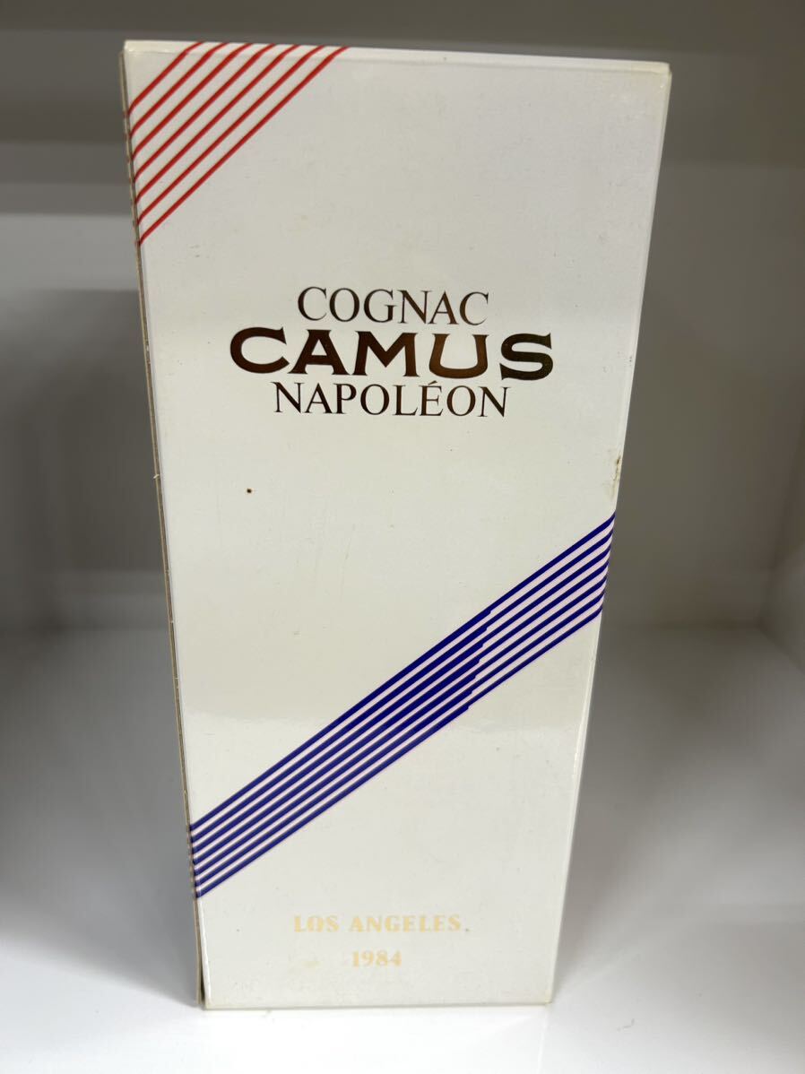 未開封 CAMUS NAPOLEON カミュ ナポレオン 1984 ロサンゼルス オリンピック 記念ボトル 陶器 古酒の画像1