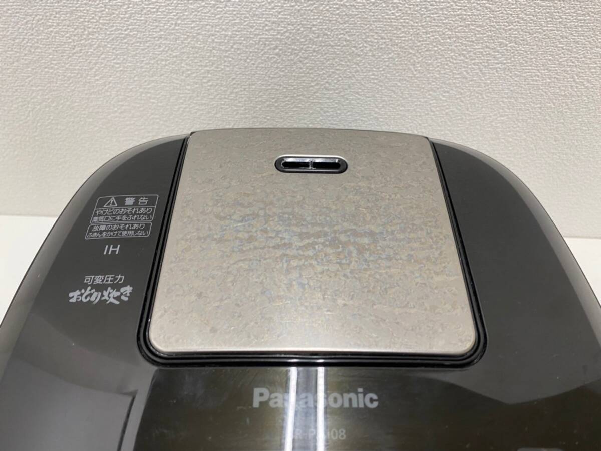 [A060] secondhand goods Panasonic Panasonic changeable pressure IH jar rice cooker SR-PA108 1.0L 5.5.2018 year made black electrification verification settled 