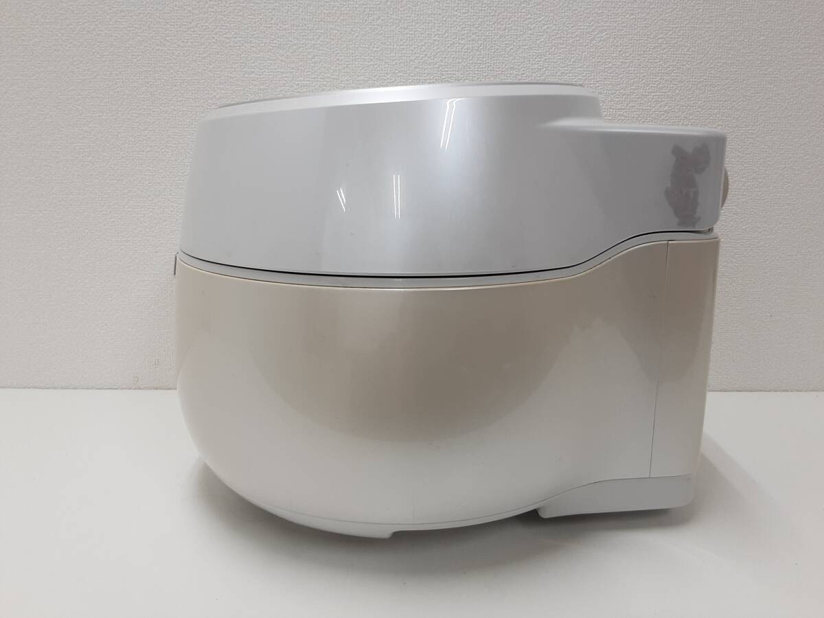 【A154】中古品 MITSUBISHI 三菱 本炭釜 IHジャー炊飯器 RJ-AW106-W 1.0L パールホワイト 2015年製 動作確認済の画像8