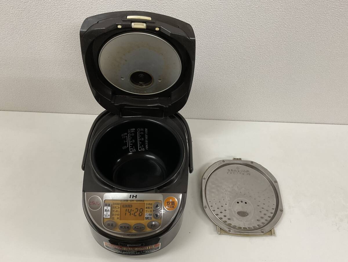 【A145】中古品 ZOJIRUSHI 象印 豪熱沸とうIH NP-VW10 1.0L ブラウン 2017年製 動作確認済の画像5