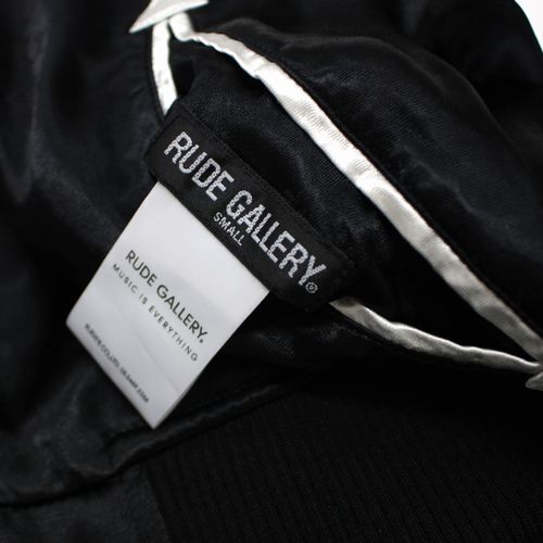 RUDE GALLERY × THE BIRTHDAY SKULL＆SWALLOW SOUVENIR JACKET スカジャン ジャケット S ブラックの画像8