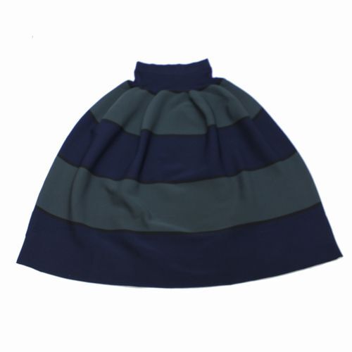 CFCL シーエフシーエル 23AW POTTERY SKIRT スカート 1 ネイビーマルチ_画像1