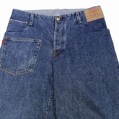 SUNSEA солнечный si-22SS ALTANATING DENIM Denim брюки 3 индиго 