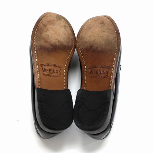 G.H.BASSWEEJUNS ジーエイチバス ウィージャンズ PENNY LOAFER ペニーローファー UK5.5(US7.5) ブラックの画像7