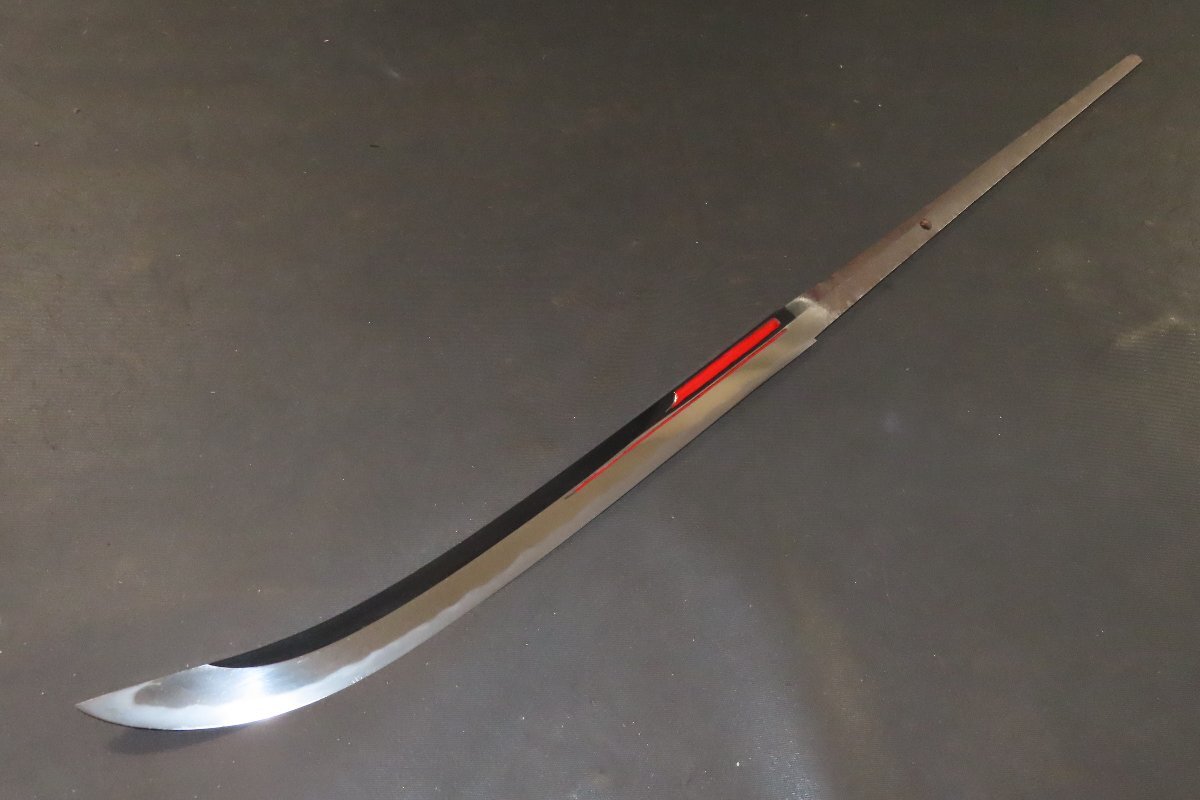 v^ специальный сохранение заключение эксперта меч на длинной рукоятке ... Fujiwara .. Echizen .. Edo 95.5× лезвие 38.7×.2.4× изначальный ширина 2.8× изначальный -слойный 0.7x. ширина 0.7cm 800g^v