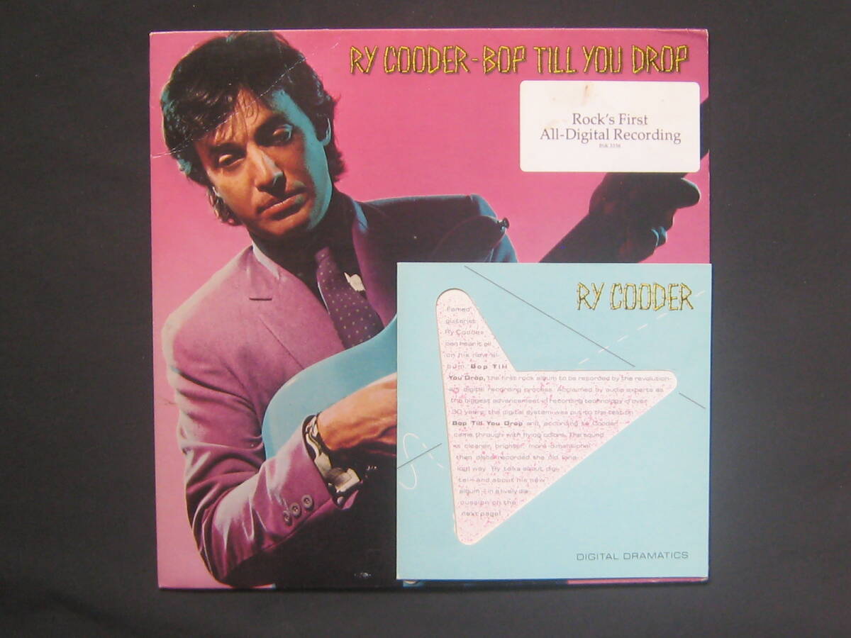 [即決][ブックレット付][米プロモ盤]■Ry Cooder - Bop Till You Drop (BSK 3358)■ライ・クーダー■[US PROMO][A1/A1][両面SLM刻印]_画像1