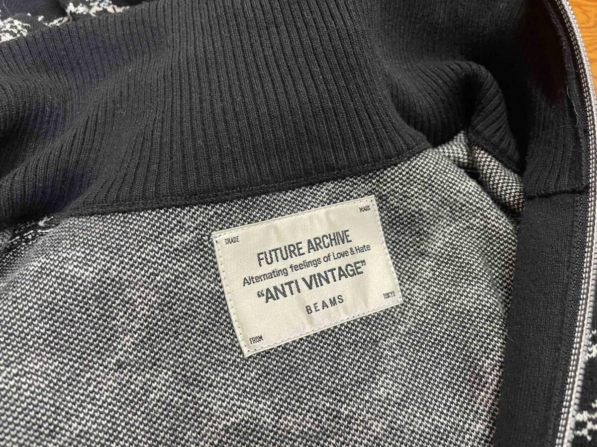 【FUTURE ARCHIVE ANTI VINTAGE BEAMS/フューチャーアーカイヴ アンチヴィンテージ ビームス】DRIVERS KNIT ドライバーズニット ジャケット_画像7