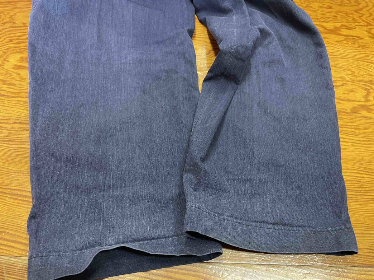 【COMME des GARCONS HOMME/コムデギャルソンオム】初期 80s Tuck Wide Trouser ビンテージ タック ワイドシルエット トラウザー パンツの画像7