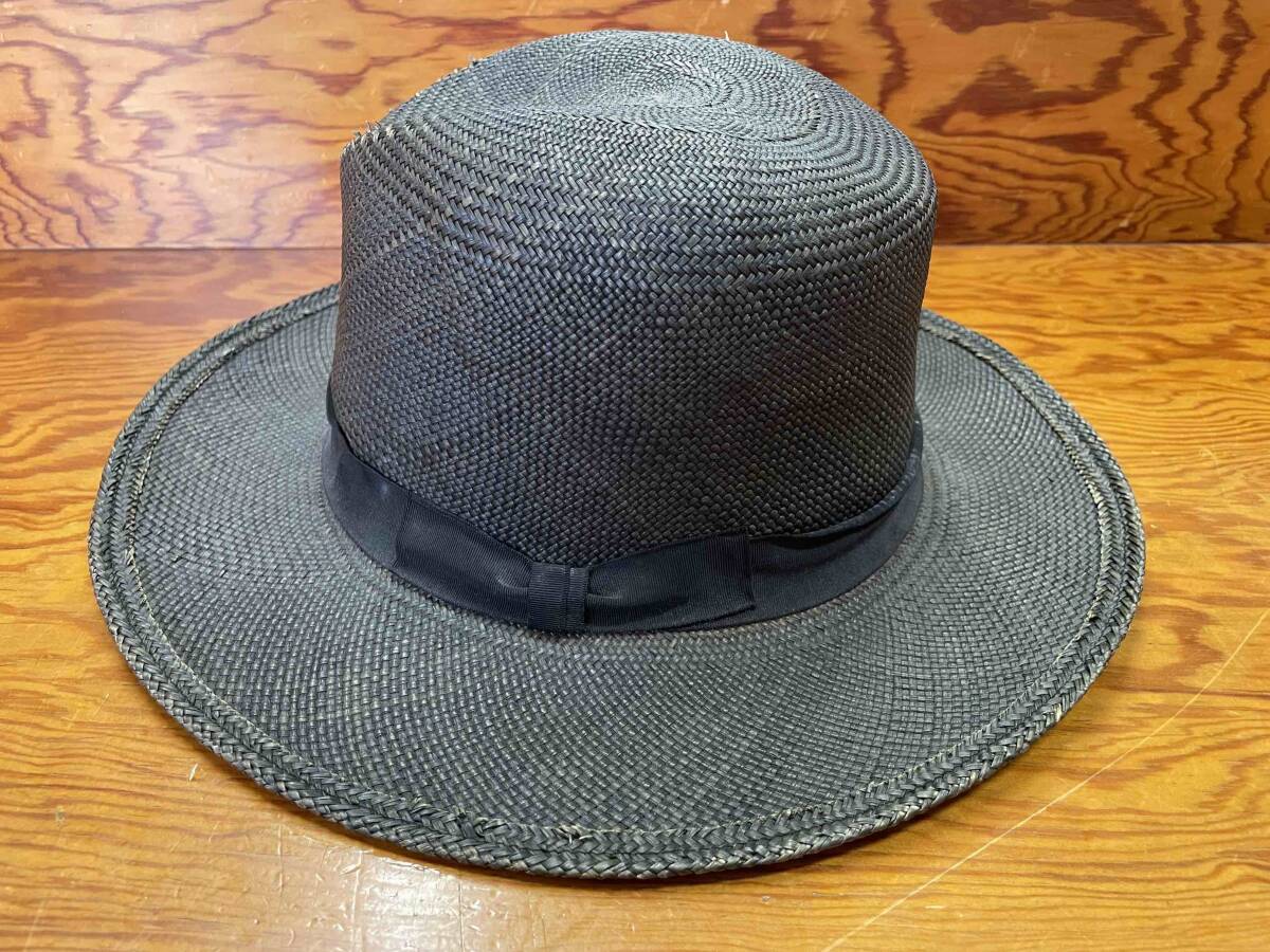 [KIJIMA TAKAYUKI/ Kijima takayuki]161338 PANAMA HAT BLACK size3 натуральный . дерево панама ma шляпа черный унисекс шляпа 