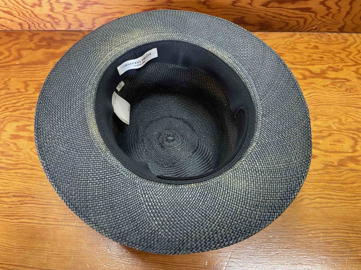 [KIJIMA TAKAYUKI/ Kijima takayuki]161338 PANAMA HAT BLACK size3 натуральный . дерево панама ma шляпа черный унисекс шляпа 