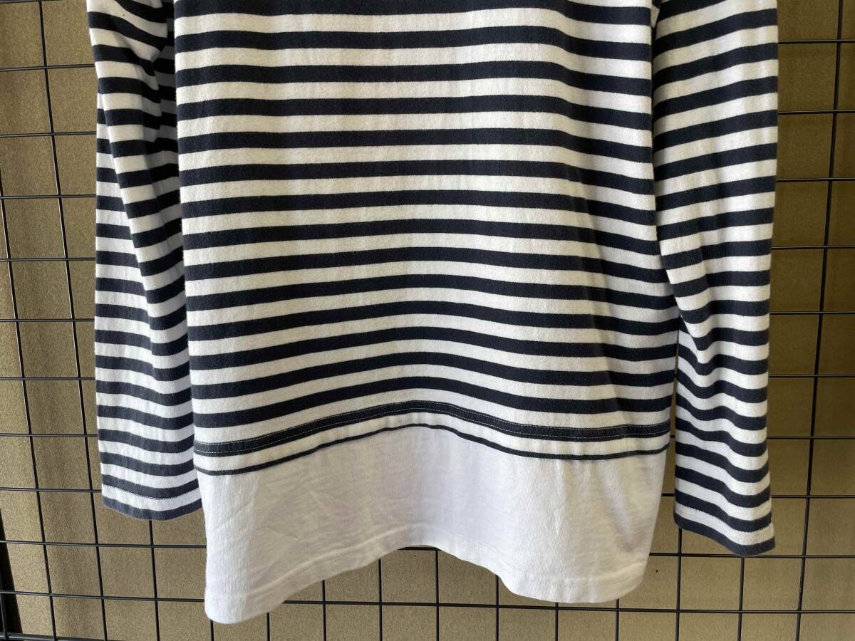 【uniform experiment/ユニフォームエクスペリメント】Layered Design Border Cutsew レイヤードデザイン ボーダー Tシャツ SOPH ソフ_画像4