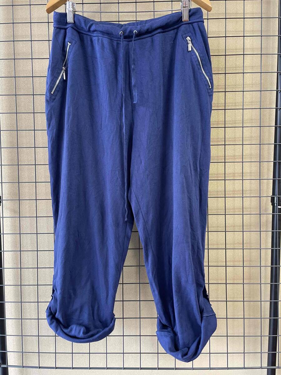 【AVENUE】US古着 90s00s Vintage Sweat Pants 90年代 00年代 ビンテージ スウェットパンツ 裾捲りベルト付き 原宿の画像2