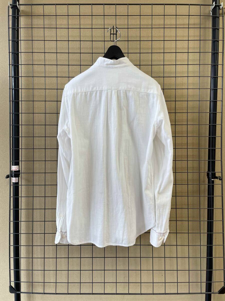 【ts(s)/ティーエスエス】NOT SO HARD WORK Band Collar Cotton Shirt size1 MADE IN JAPAN バンドカラー コットンシャツ ネペンテスの画像4