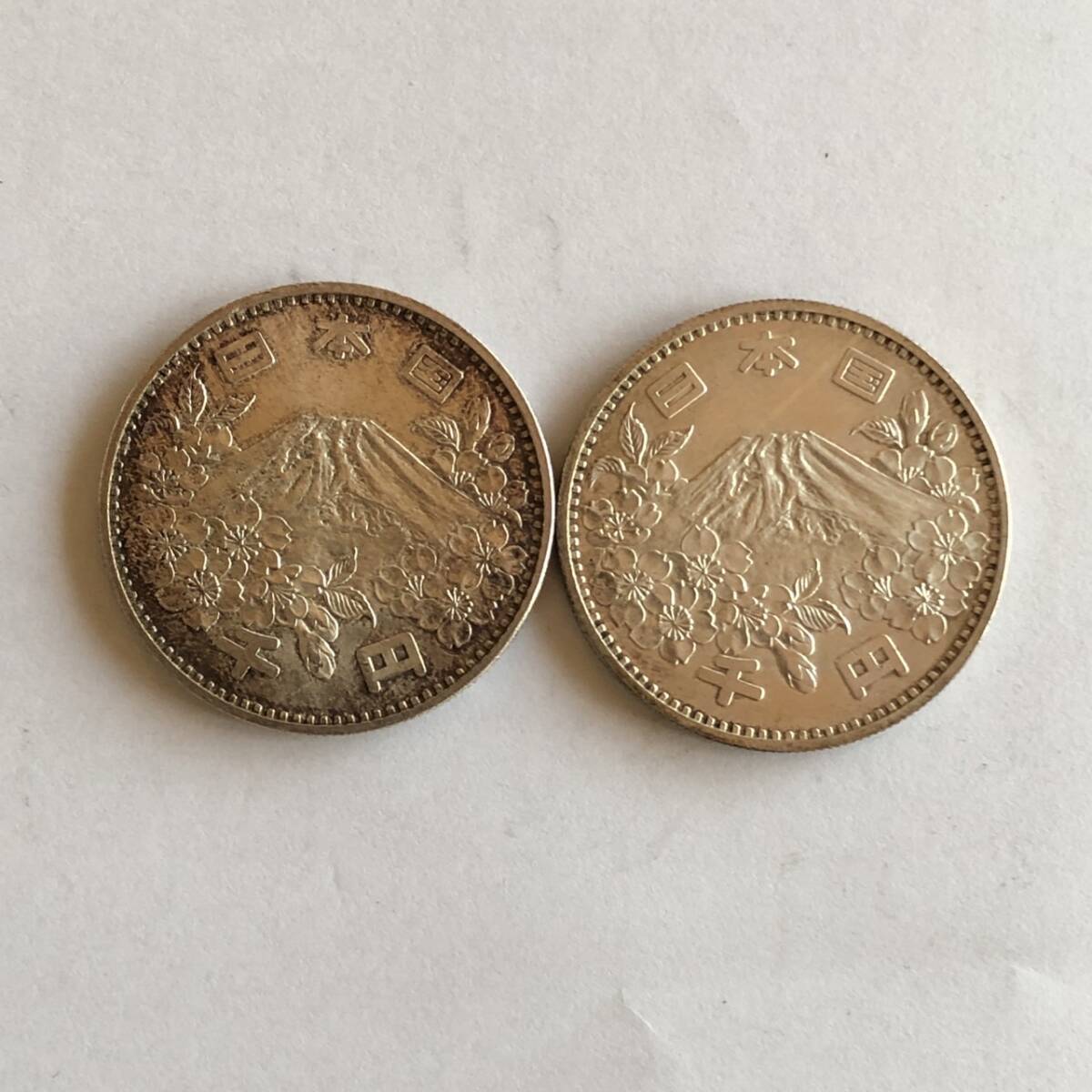 ⑤千円銀貨 1964 東京オリンピック昭和39年 10枚セットの画像4