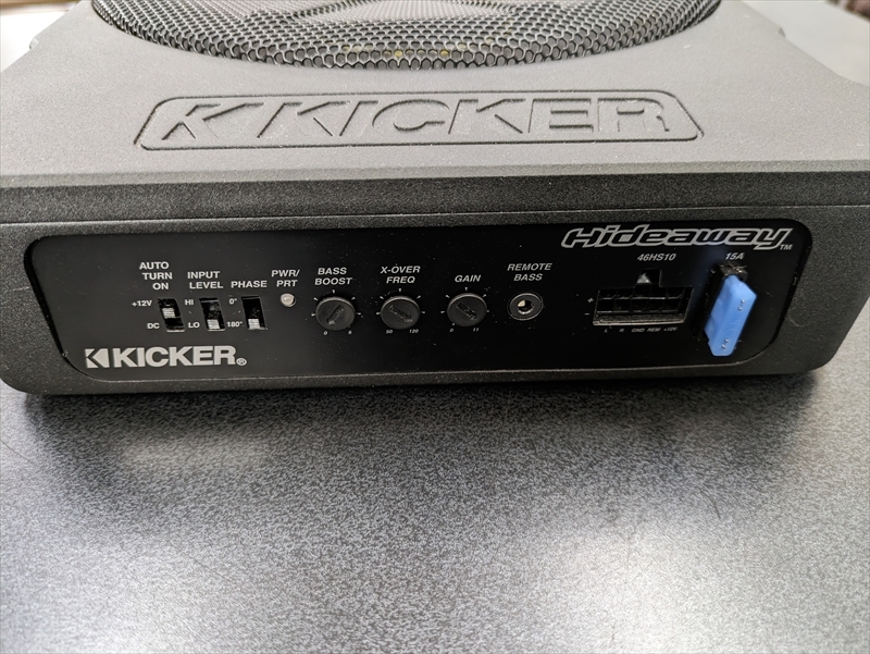 【KICKER】キッカー HS10 25cm パワードウーファー 中古 正規品