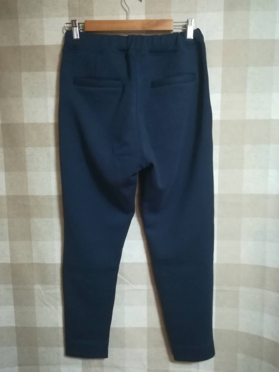 The DUFFER of ST.GEORGE DOUBLE-KNIT JOGGER PANTS：ダンボールニット素材 ジャージ ストレッチジョガーパンツ ネイビー_画像6