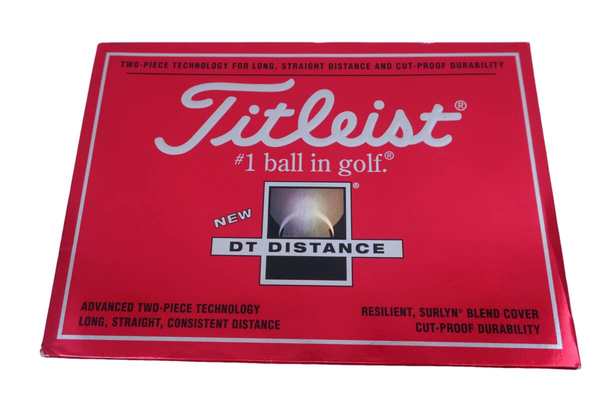 【新品】Titleist(タイトリスト) ゴルフボール 白 1ダース DT DISTANCE ゴルフ用品 2403-0568 ゴルフボールの画像1