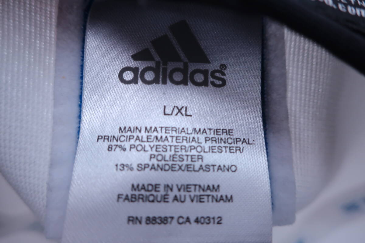 【美品】adidas(アディダス) キャップ 青白 メンズ フリーサイズ ゴルフ用品 2404-0252 中古_画像6