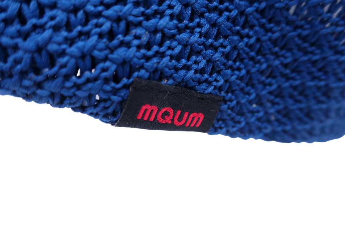 【新品】mqum キャスケット 青 メンズ フリーサイズ ゴルフ用品 2404-0270 新品の画像3