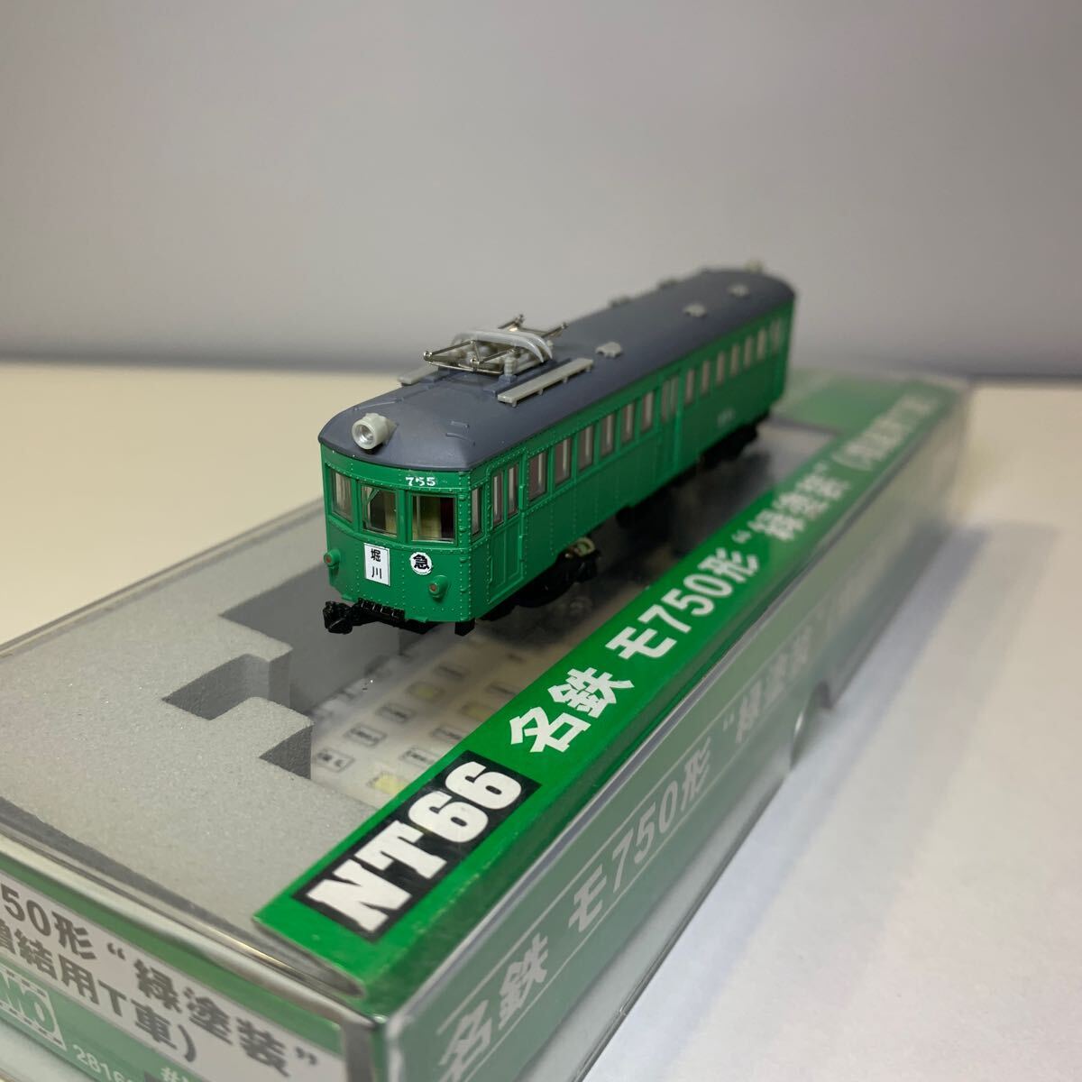 MODEMO 名鉄 モ750形緑塗装(M車)(増結用T車)セット モデモ NT65 NT67 Nゲージ の画像8