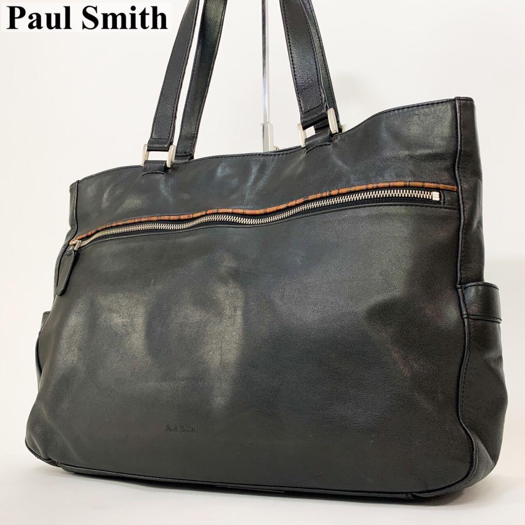  прекрасный товар A4 место хранения возможность Paul Smith Paul Smith большая сумка плечо .. возможность полоса сумка на плечо задний портфель сумка все кожа мужской 