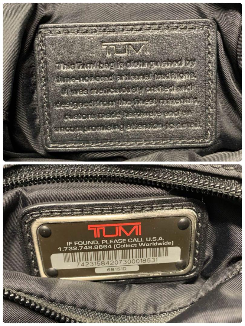 美品 TUMI トゥミ ショルダーバッグ サコッシュ ポシェット バック 鞄 カバン オールレザー 斜め掛け可能 肩掛け可能 通勤 ビジネス メンズの画像10