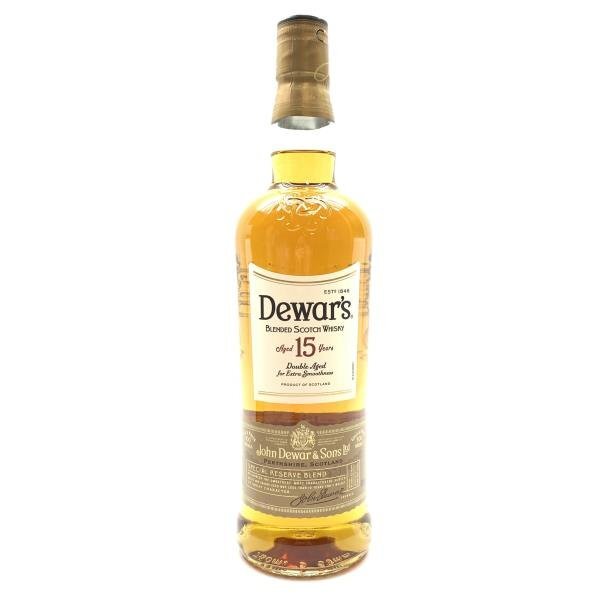 Dewar's デュワーズ 15年 750ml アルコール 40％ ウイスキー モルト グレーン スコットランド スコッチ お酒 アルミケース 管理RY24001525の画像2
