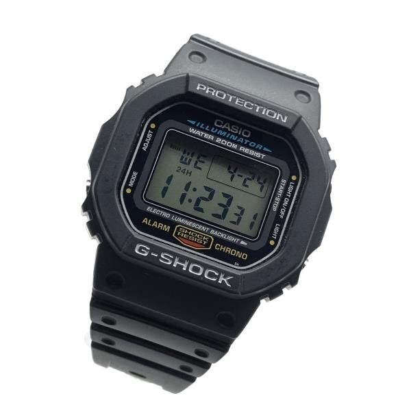 CASIO カシオ 腕時計 DW-5600E-1V G-SHOCK BASIC FIRST TYPE デジタル クオーツ カレンダー ブラック 黒 メンズ 管理RY24000951の画像1