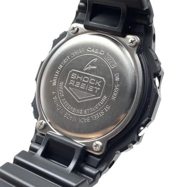 CASIO カシオ 腕時計 DW-5600E-1V G-SHOCK BASIC FIRST TYPE デジタル クオーツ カレンダー ブラック 黒 メンズ 管理RY24000951の画像5